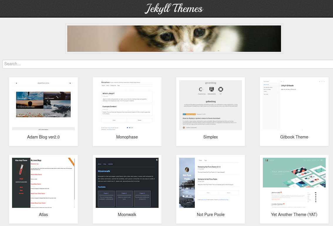 Jekyll Themes dot org